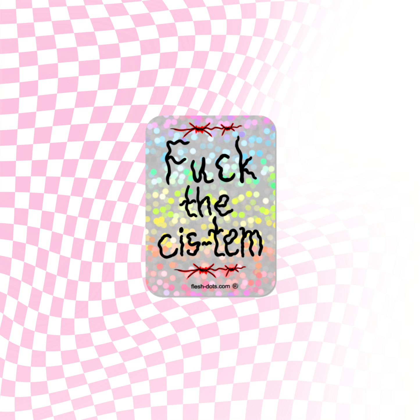 Against the cis-tem sticker