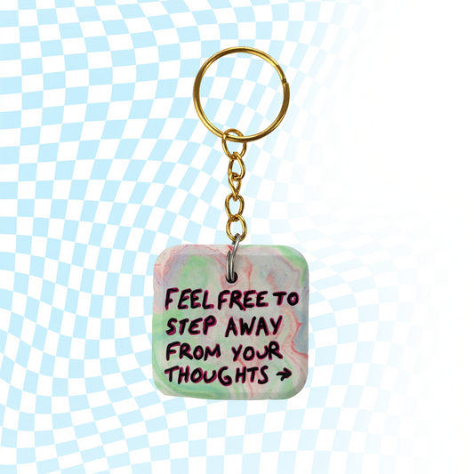 No more overthinking keyring