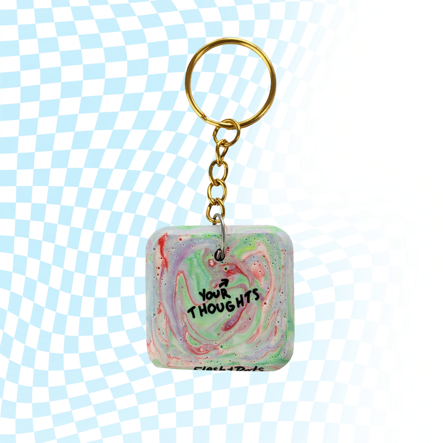 No more overthinking keyring